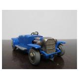 Vintage SCHUCO Micro-Racer Race Car w/Key - Blue 1932 Ford Custom Roadster Hot Rod