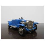 Vintage SCHUCO Micro-Racer Race Car w/Key - Blue 1932 Ford Custom Roadster Hot Rod