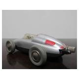 Vintage SCHUCO Micro-Racer Race Car w/Key - Silver Porsche