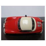 Vintage SCHUCO Micro-Racer Race Car w/Key - Red & White Porsche