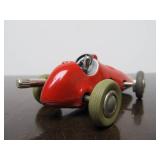 Old Vintage SCHUCO Micro-Racer Race Car w/Key - Red 1040