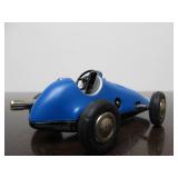 Vintage SCHUCO Micro-Racer Race Car w/Key - Blue 1040