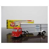 Vintage SCHUCO Micro-Racer w/Key - Mercedes Piccolo Thermo Semi Truck w/Original Box