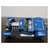 Vintage SCHUCO Micro-Racer Race Car w/Key - Blue 1932 Ford Custom Roadster Hot Rod w/Original Box