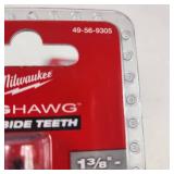 Lot Of Two New Milwaukee Bighawg Carbide Teeth Arbor 1 3/8-6 1/4"