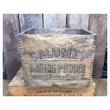 Vintage Calumet Baking Powder - Wooden Crate