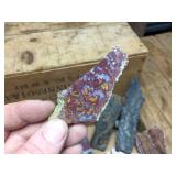 Colorful Mineral Slabs from Collection