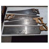 Lot of (4) Handsaws