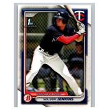 Walker Jenkins Bowman 1st Top Prospect 2024#BP43 Minnesota Twins Baseball Card