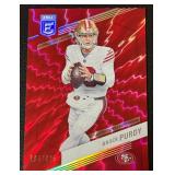 Brock Purdy /625 2023 Donruss Elite Aspirations #10, numbered 184/625, Rare Football Card