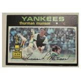 Thurman Munson Rookie Cup 1971 Topps #5 Vintage Baseball Card