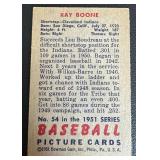 1951 Bowman #54 Ray Boone Vintage Baseball Card