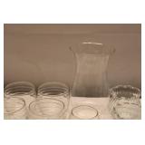 Assorted Glass Candle Holders and Tealights Set