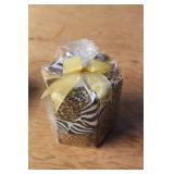 Animal Print Decorative Candle Set