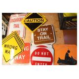 Assorted Trail and Road Signage Lot