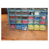 Assorted Hardware Organizer with Storage Bin