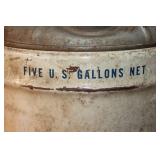 Vintage Pure Oil Company 5 Gallon Metal Can