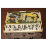 Assortment of Safety and Tool Equipment - Includes Saw, Hearing Protection Kit, and Warmers