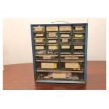 Vintage Utility Fuse Storage Box with Assorted Fuses