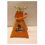 Used International Staple Gun and Orange Jack Stand - Pair of Tools