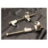 Set of 2 Used Mechanical Clamps with Adjustable Screws