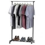 Adjustable Single Rod Garment Rack Black - Room Essentials