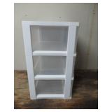 3 Drawer Wide Cart White - Brightroom-Missing Wheels