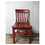 Flash Furniture HERCULES Series Finished School House Back Wooden Restaurant Chair-mahogany