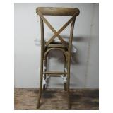 HERCULES Series Wood Cross Back Barstool