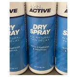 I 3 - Kuribl Active Dry Spray All Natural Pain Relief with Camphor & Menthol lot of 1