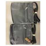 Set of 2 Handbag Express Crossbody Bags - Denim & Black Styles