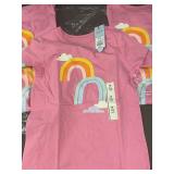 Lot of 6 Pink Rainbow T-Shirts - Size M