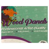 Davelou Wood Panels for Artists - 4 Pack