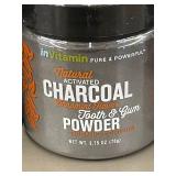 Lot of 8 inVitamin Cinnamint Natural Activated Charcoal Tooth & Gum Powder