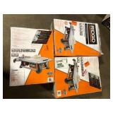 Lot of RIDGID 6.5-Amp 7 in. Blade Corded Table Top Wet Tile Saw   Customer Returns See Pictures