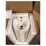 Swiss Madison Sublime Rounded Basin Pedestal Sink in Glossy White Customer Returns See Pictures