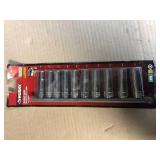 Husky 3/8 in. Drive Deep Metric Socket Set (10-Piece)  Customer Returns See Pictures