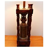 Vintage Wood Table Lamp