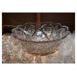 Punch Bowl and Punch Cups