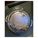 Silver and Glass Casserole Serving Dish and more