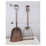 Pair of Vintage Shovels