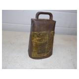 Vintage Sargent Cow Bell with Label