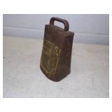 Vintage Sargent Cow Bell with Label