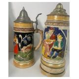 Four Collectible Beer Steins