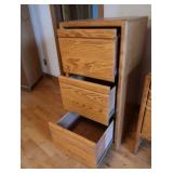 WOODEN FILE CABINET