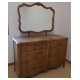 6 DRAWER DRESSER AND MIRROR