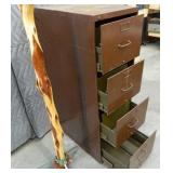 LARGE DIAMOND WILLOW POLE / METAL FILE CABINET