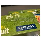 Group of 6 Packaged Organic Triscuit Crackers - Original Flavor with Sea Salt