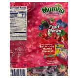 GA 2 - Lot of 6 Packages of Mamba Chewy Candies - Includes Tropics and BerryTasty Flavors