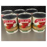 Muir Glen Organic Whole Peeled Tomatoes with Basil, 6-Pack